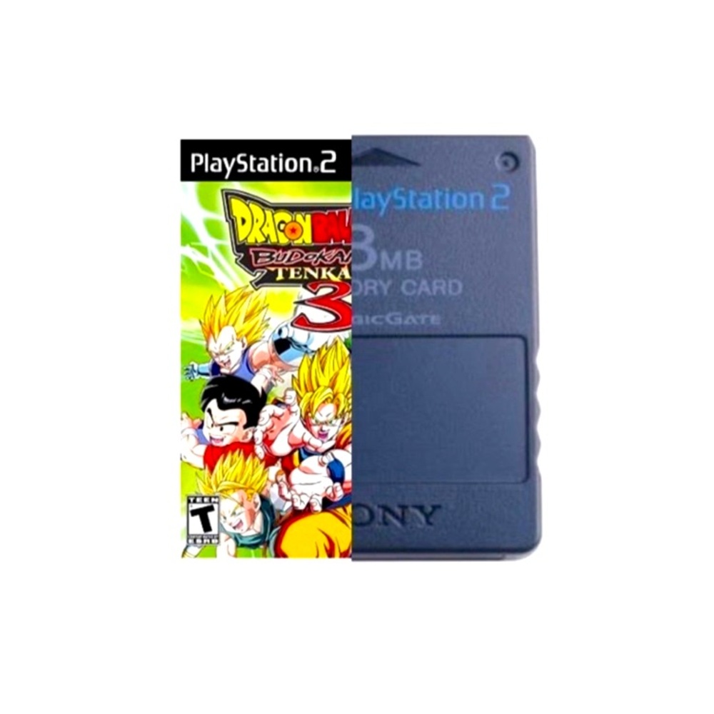 PS2: 8MB Memory Card Saved Game Data - Dragon Ball Z: Budokai Tenkaichi 3